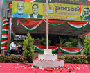 Tricolour found ‘lying on ground’ at MP BJP headquarters